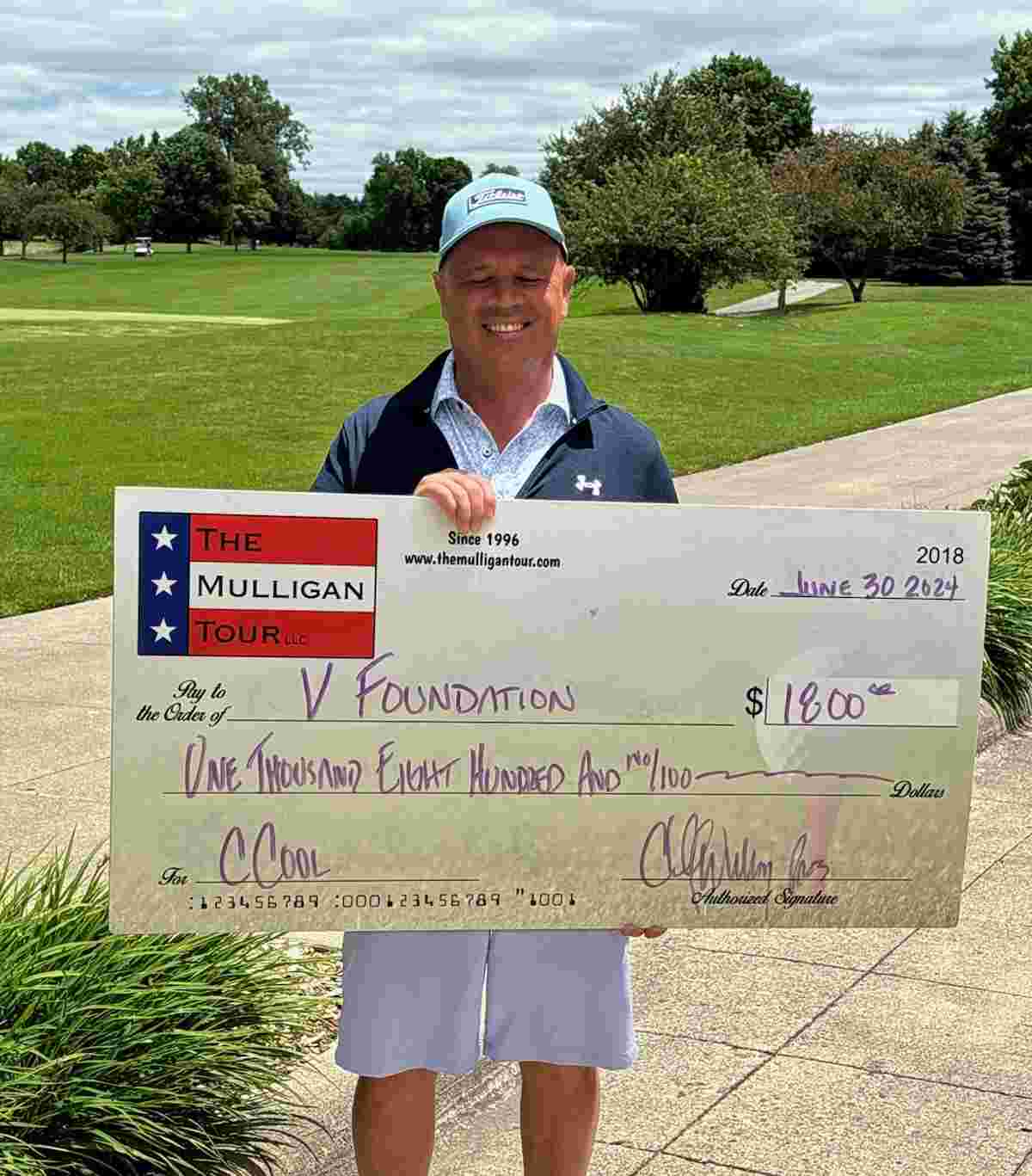 Big check